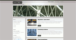Desktop Screenshot of jas-met.pl
